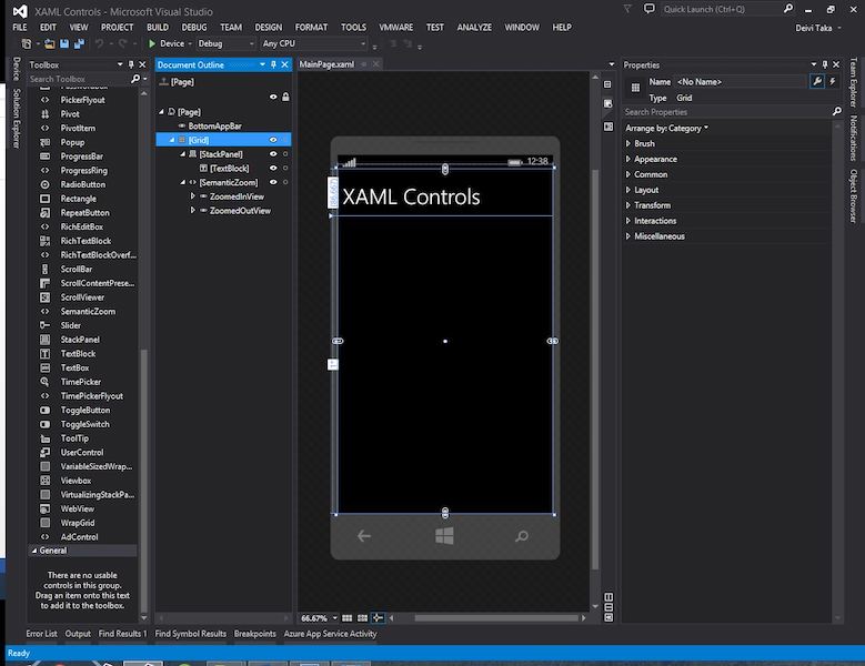 Using XAML controls to design Windows Phone apps